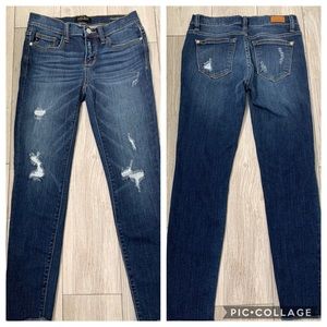 JUDY BLUE DISTRESSED SKINNY JEANS size 3/26